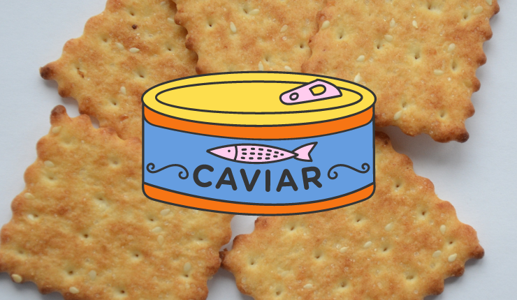 Best Cracker for Caviar