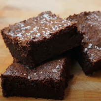 Chocolate Fudge with Sea Salt Chocolate Fudge with Sea Salt
