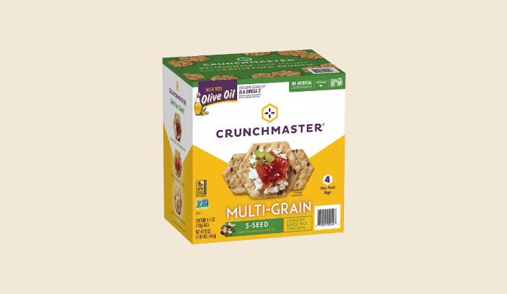 Crunch Master 5 Seed Multi-Grain Cracker with Olive Oil