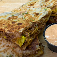 Gliers Goetta Quesadillas Gliers Goetta Quesadillas