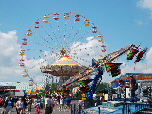 The New York State Fair Midway