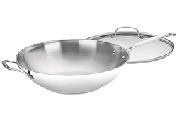 Cuisinart Chef's-Classic Stainless 14-Inch Wok Small