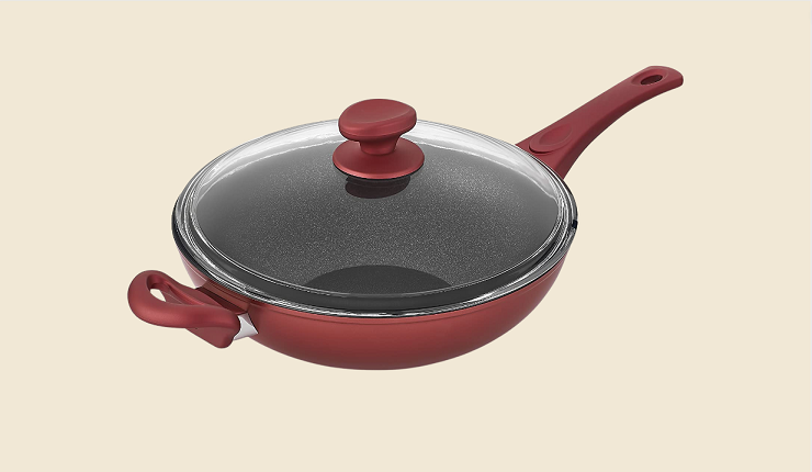 Saflon Titanium Nonstick 11 Inch Wok Big