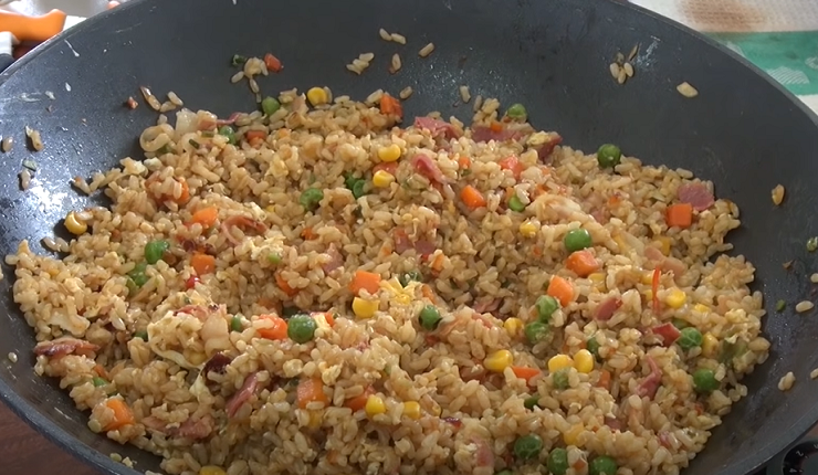 Fried Brown Rice