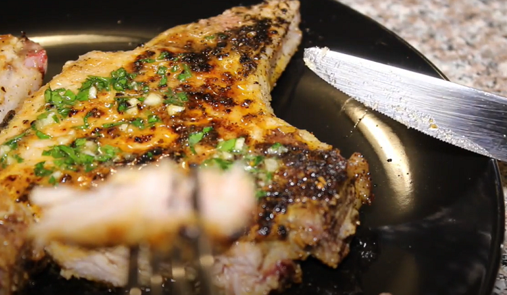 Garlic-Herb Pork Chops