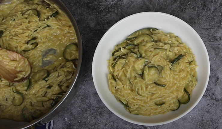 Zucchini and Orzo